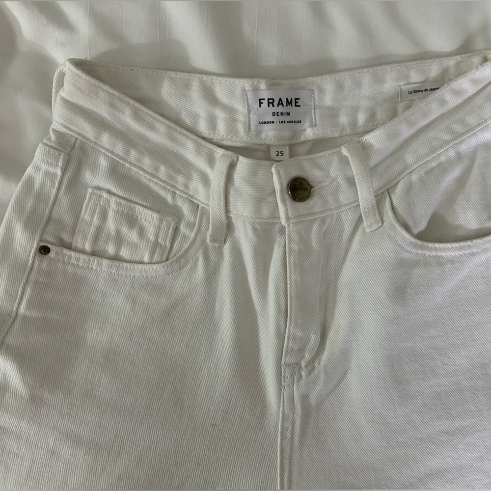 Frame White Denim